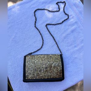 Black and Gold shoulder bag/clutch by Street Level